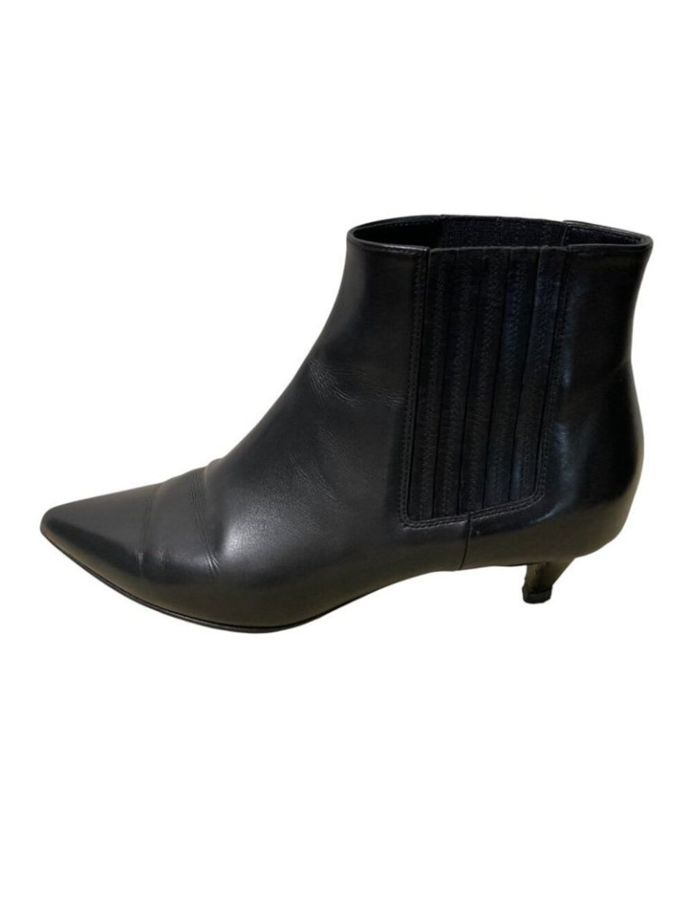 Celine Leather Side Gore Ankle Boots Size 36 - Picture 3 of 10